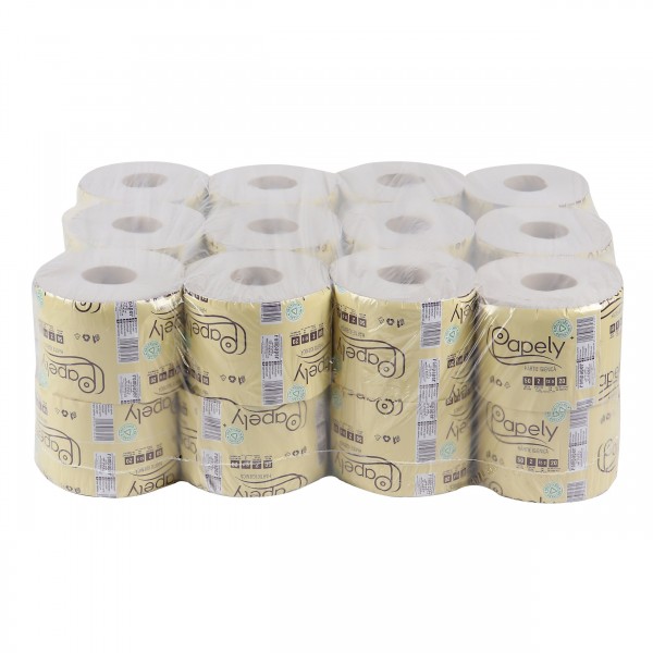 Hartie igienica natur Papely, 2 straturi, 24 role/set Hartie igienica natur Papely, 2 straturi, 24 role/set